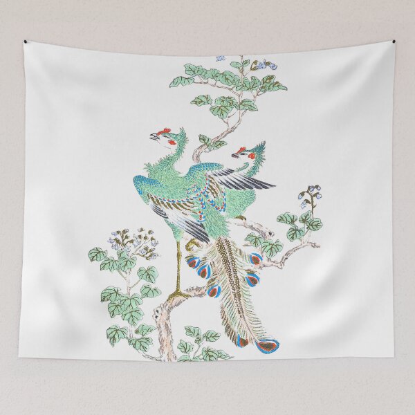 Item preview, Vintage Japanese Illustration birds on a branch designed and sold by Rantan1618.