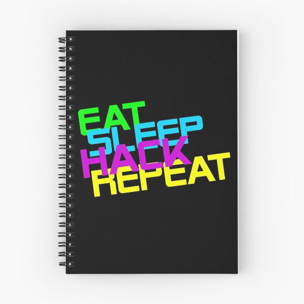 Item preview, Eat sleep hack repeat designed and sold by Bald Guy.