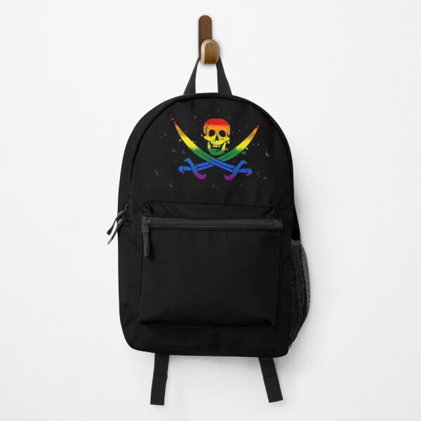 Item preview, Rainbow Pirate Flag designed and sold by Emrysartistry.