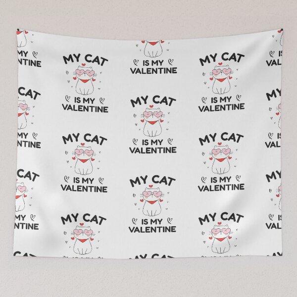 Item preview,  Sorry boys my cat is my valentine  designed and sold by Designhub14.