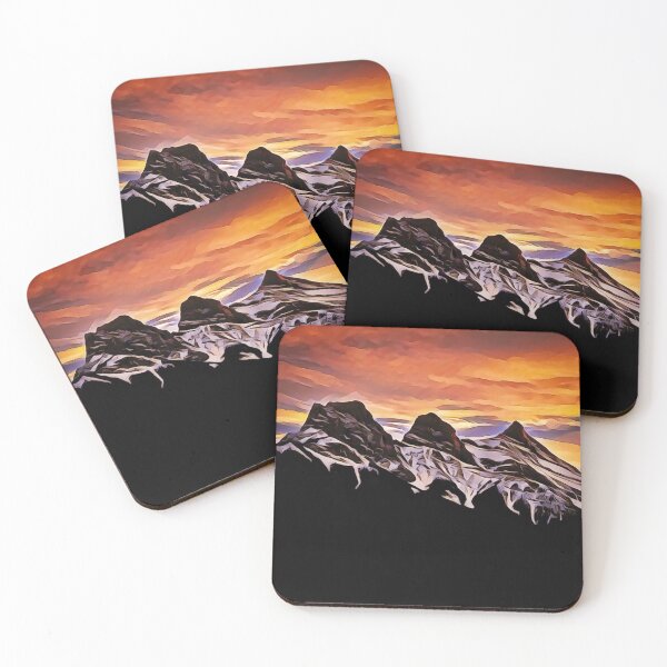 Item preview, The 3 Sisters Sunset designed and sold by Laura Murray.