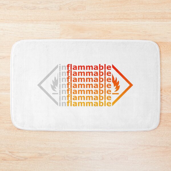 Item preview, [in]flammable graphic designed and sold by ChemisTees.