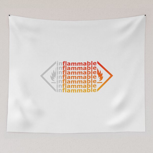 Item preview, [in]flammable graphic designed and sold by ChemisTees.