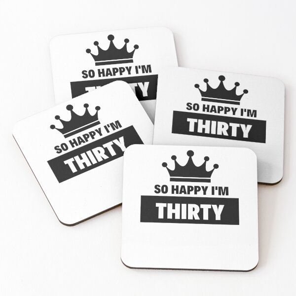Item preview, So Happy im thirty black designed and sold by kyds.