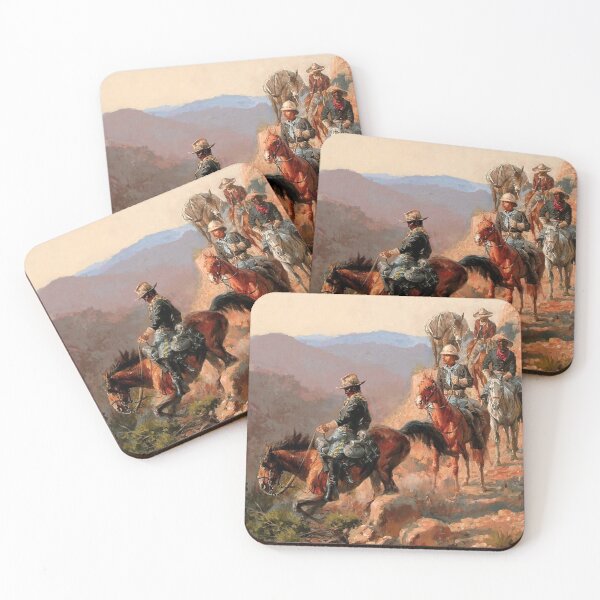 Item preview, Frederick Remington Western Art “With the 10th Cavalry” designed and sold by PatricianneK.