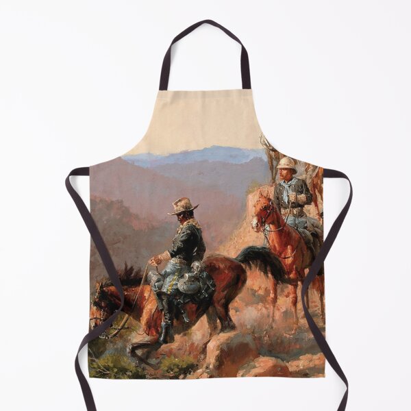 Item preview, Frederick Remington Western Art “With the 10th Cavalry” designed and sold by PatricianneK.