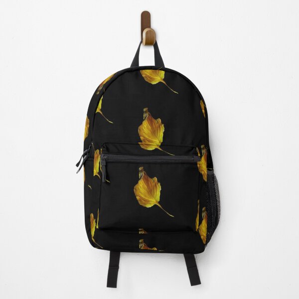 Item preview, Yellow Leaf on Black  designed and sold by AMGImpressions.