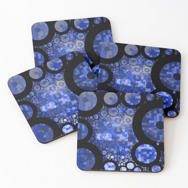 Item preview, Blue Raindrops in a Puddle Absolutely Impossible Pattern  designed and sold by LJWDesigns.