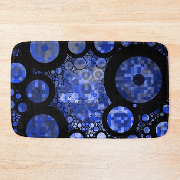Item preview, Blue Raindrops in a Puddle Absolutely Impossible Pattern  designed and sold by LJWDesigns.