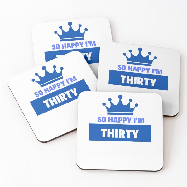 Item preview, So Happy im thirty blue  designed and sold by kyds.