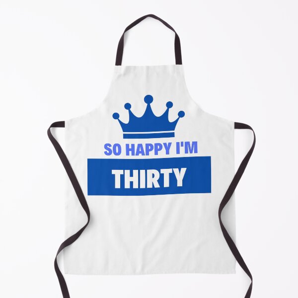 Item preview, So Happy im thirty blue  designed and sold by kyds.