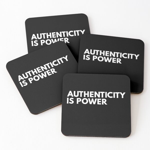 Item preview, Authenticity Is Power Cool Quote Motivational inspirational  designed and sold by sillyquestions.