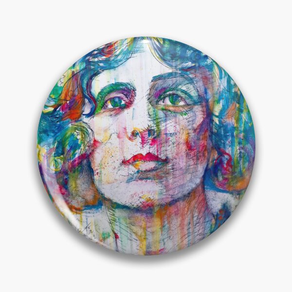 Item preview, VITA SACKVILLE-WEST watercolor portrait .1 designed and sold by lautir.