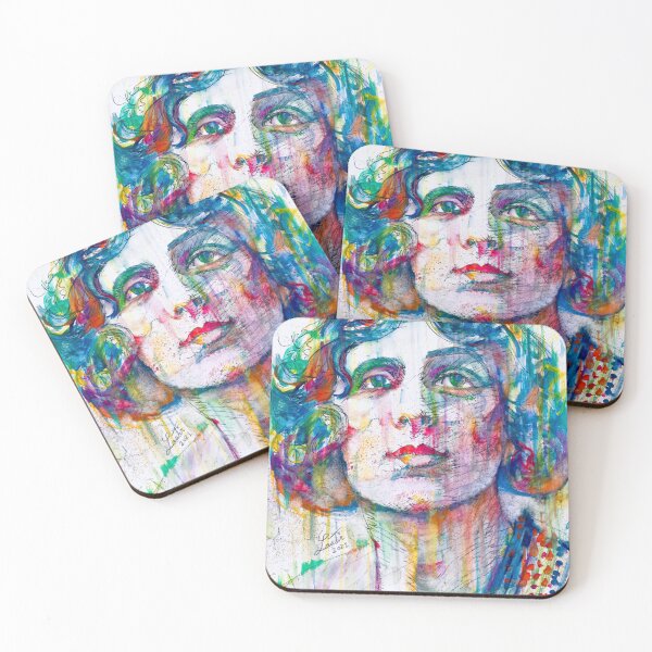 Item preview, VITA SACKVILLE-WEST watercolor portrait .1 designed and sold by lautir.