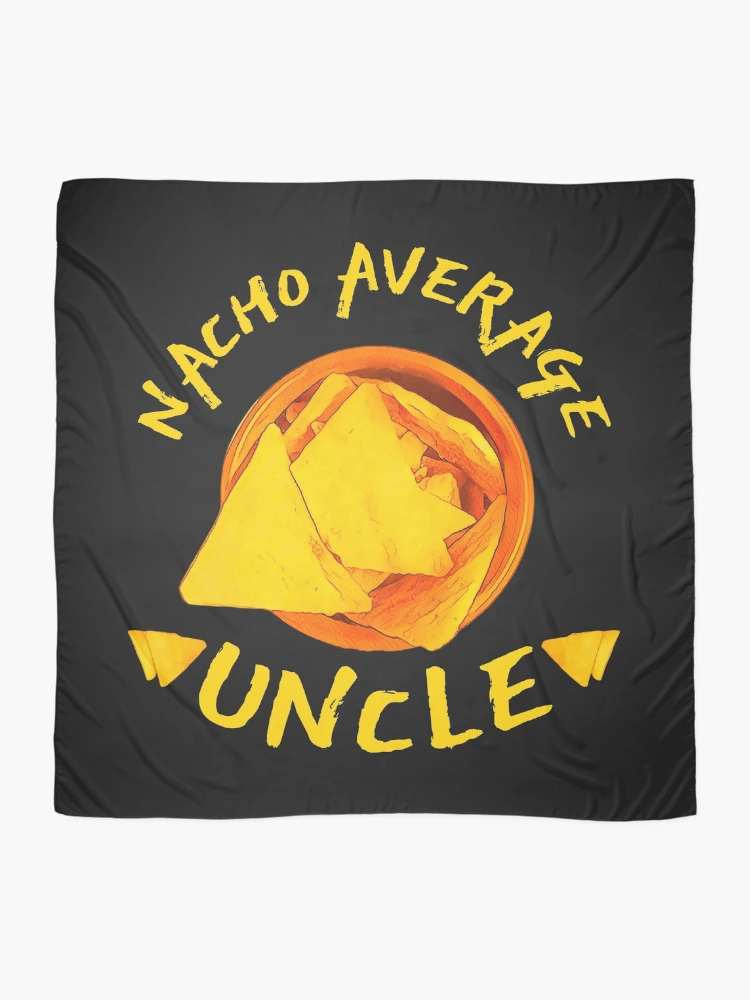 Thumbnail 2 of 3, Scarf, Nacho Average Uncle  designed and sold by DesignsofNote.