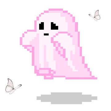 Pixel Art Aesthetic Cute Ghost GIF