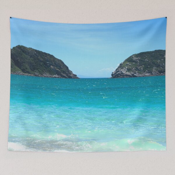 Item preview, Turquoise Blue Sea Landscape designed and sold by ByMoss.