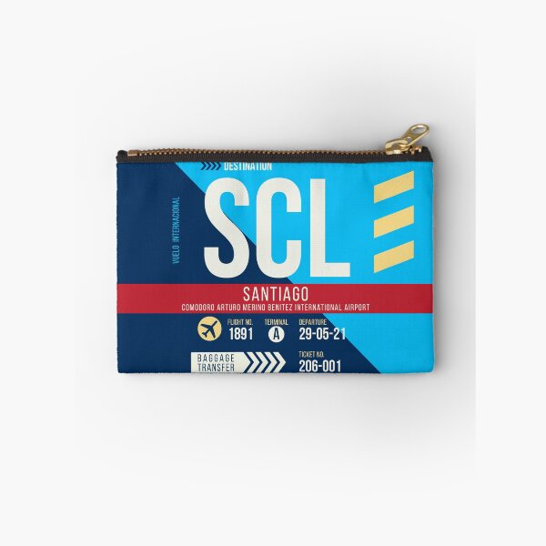 Item preview, Santiago de Chile (SCL) Airport Code Baggage Tag designed and sold by SLAG-Creative.