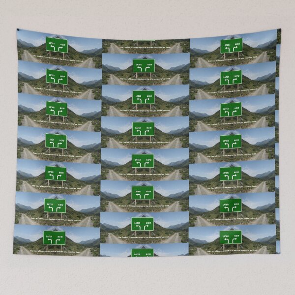 Item preview, Cost of Procrastination designed and sold by Emilyromrell.