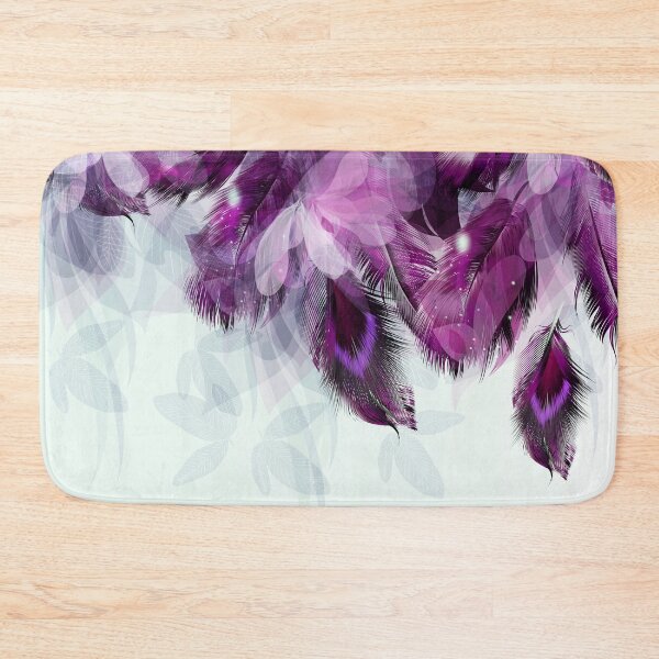 Item preview, Purple Peacock Feather Pattern designed and sold by SoccaTamam.