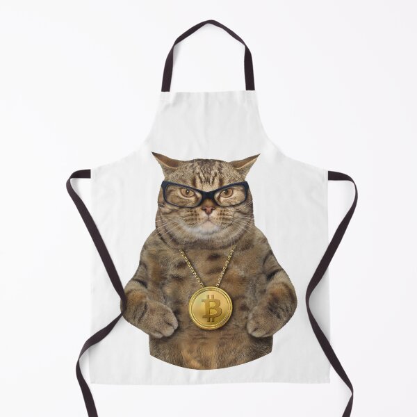 Item preview, Bitcoin (BTC), Cryptocurrency, Blockchain Kitty, Funny Cat T-Shirt designed and sold by WinningUniverse.