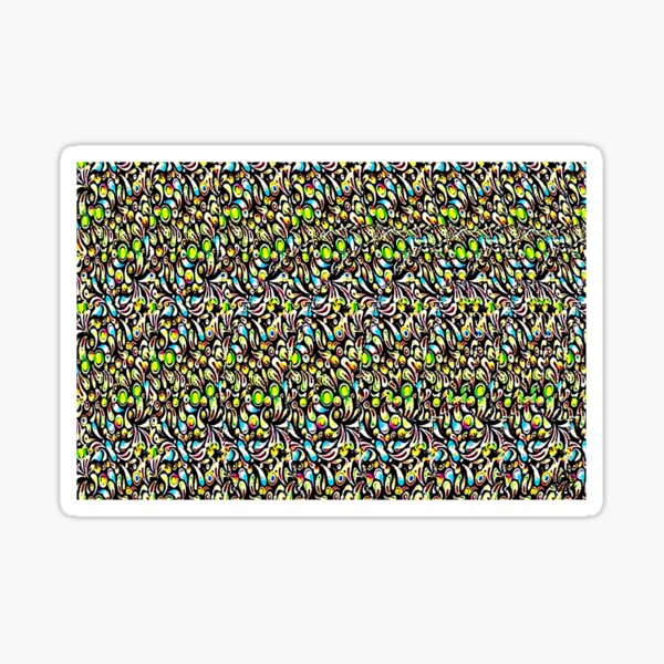 Vista previa del artículo con la obra «Estereograma de onda espiral», diseñado y vendido por JMarP.
