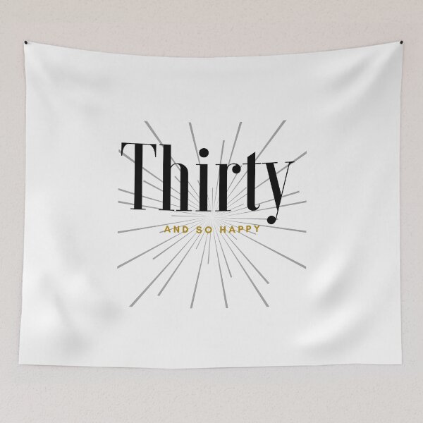 Item preview, So Happy im thirty Black 2 designed and sold by kyds.