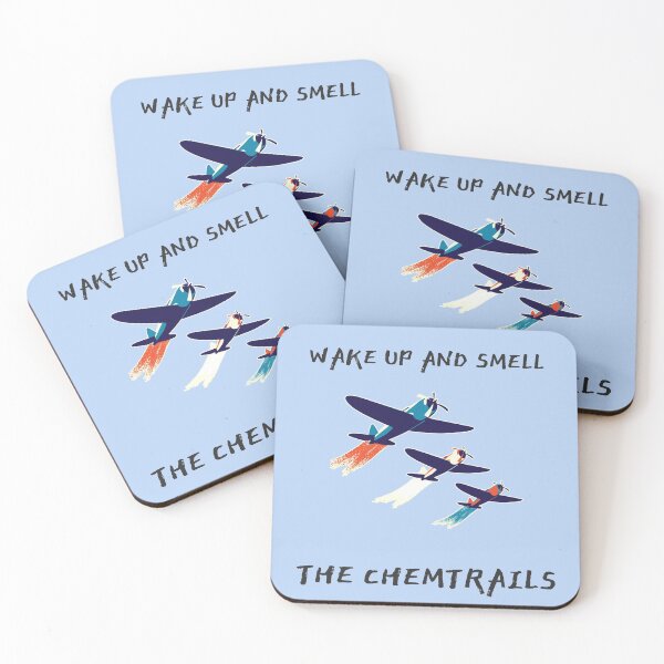 Item preview, Wake Up and Smell the Chemtrails designed and sold by fifty-bucks.