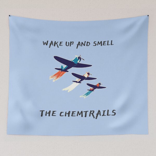Item preview, Wake Up and Smell the Chemtrails designed and sold by fifty-bucks.