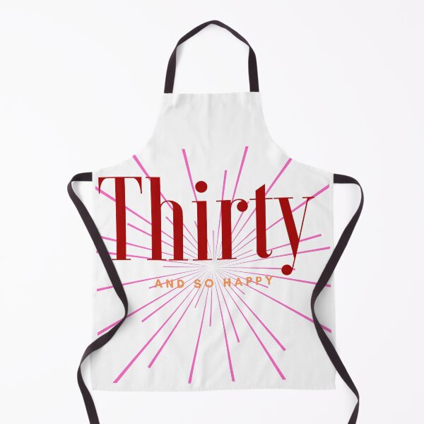 Item preview, So Happy im thirty Dark Red designed and sold by kyds.