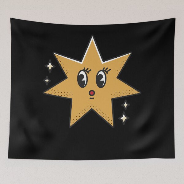 Item preview, Funny retro planets stars astronomy cartoon designed and sold by MichaelTeupser.