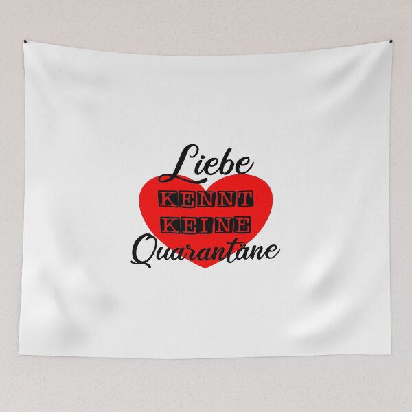 Item preview, Love Does Not Know Quarantine In German Valentine's Day designed and sold by Paulina Vanlife.