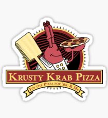 Krusty Krab Pizza Sticker