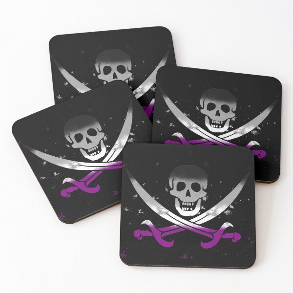 Item preview, Asexual Pirate Flag designed and sold by Emrysartistry.