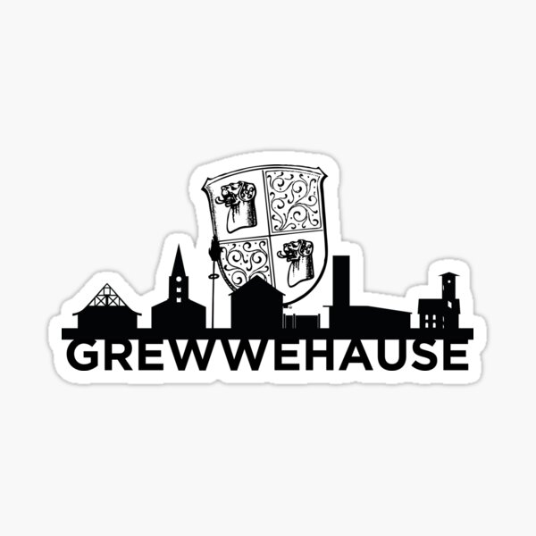 Grewwehause silhouette Sticker