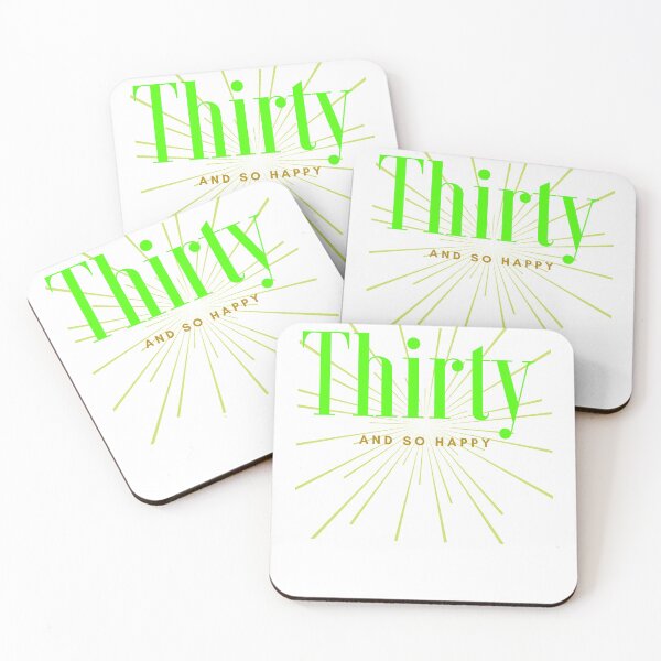 Item preview, So Happy im thirty Dark Red Green designed and sold by kyds.