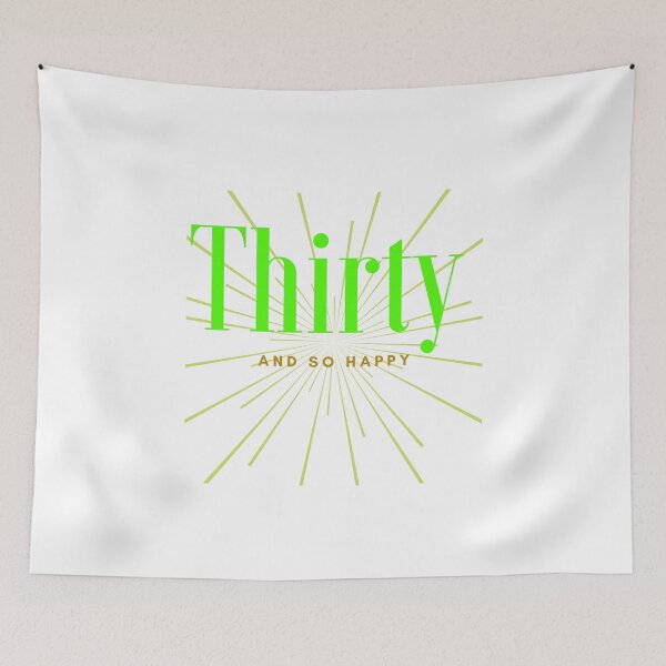 Item preview, So Happy im thirty Dark Red Green designed and sold by kyds.