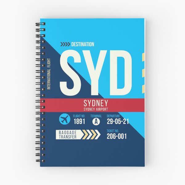 Item preview, Sydney (SYD) Airport Code Baggage Tag designed and sold by SLAG-Creative.