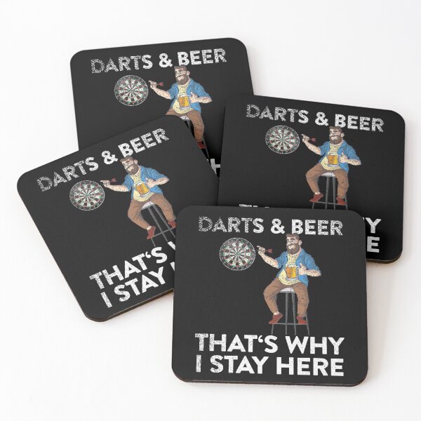 Item preview, darts & beer that's why I stay here dart saying designed and sold by FalkDania.