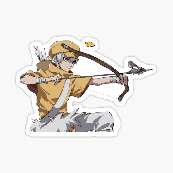 Ukyo Saionji - Dr.stone:Stone Wars Sticker