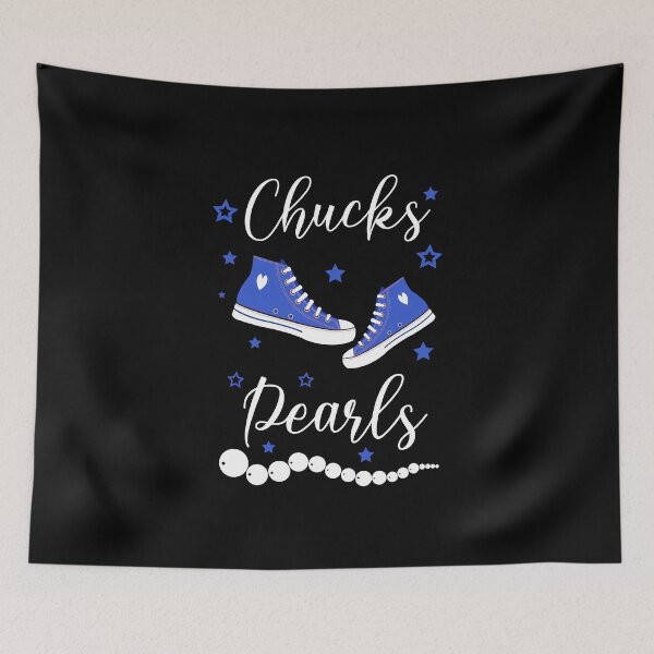 Item preview, Blue Chucks And Pearls 2021 designed and sold by Designting.