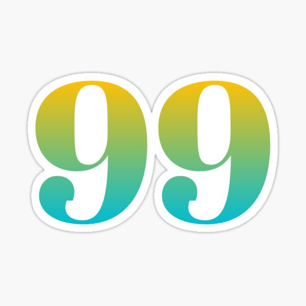 99 Names Of God Design 2021 Sticker