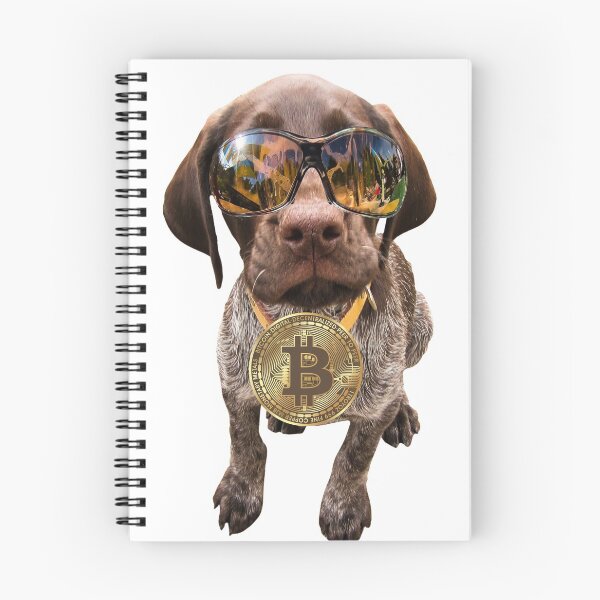 Item preview, Bitcoin (BTC), Cryptocurrency, Crypto, Funny Bitcoin Dog T-Shirt designed and sold by WinningUniverse.