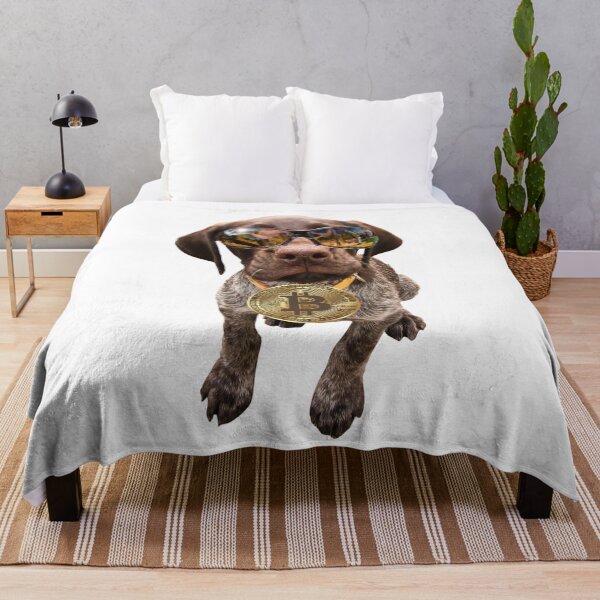 Item preview, Bitcoin (BTC), Cryptocurrency, Crypto, Funny Bitcoin Dog T-Shirt designed and sold by WinningUniverse.
