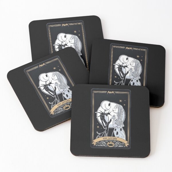 Item preview, The lovers - tarot - jack and sally designed and sold by NomiBee.
