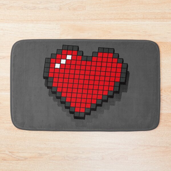 Item preview, Retro Pixel Heart - Red 3D [Roufxis-Rb] designed and sold by RoufXis.