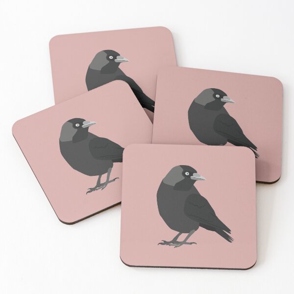 Jackdaw Coasters (Set of 4)