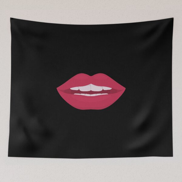 Item preview, Beautiful plump lips of woman designed and sold by BubbleMerchON.