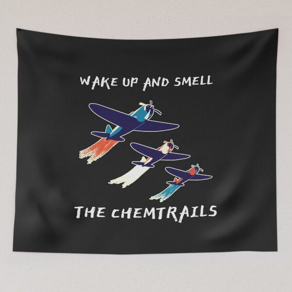 Item preview, Wake Up and Smell the Chemtrails designed and sold by fifty-bucks.