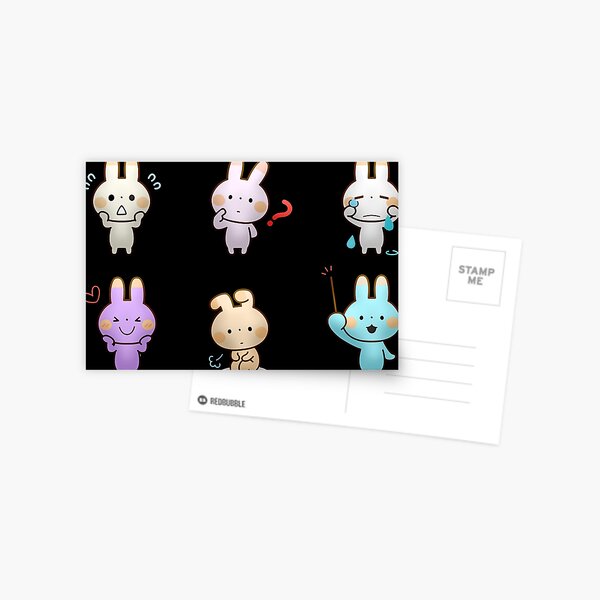 Piggy Bunny Postcards Redbubble - bdk roblox id